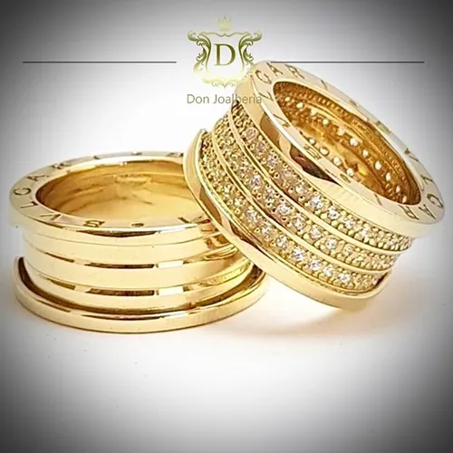 Alianças Bvlgari em Ouro 18k