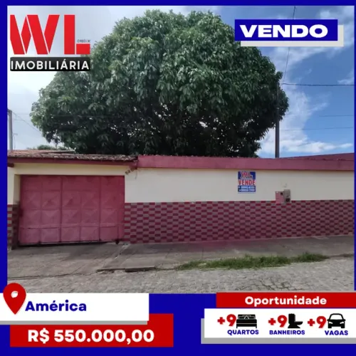 Oportunidade- Vendo imóvel localizado no bairro America.