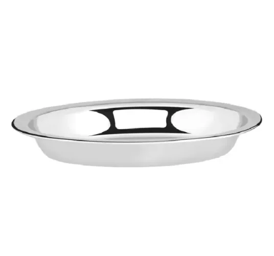 Travessa Inox Oval 20 Cm Linha Classic 123util Ud273