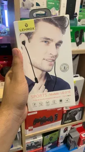Fone Bluetooth Sport Lehmox - Novo Lacrado - Somos Loja Fisica