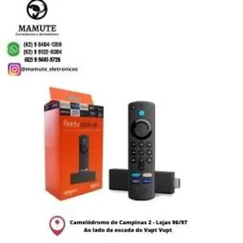 Amazon Fire TV Stick 4K com Controle Remoto por Voz com Alexa