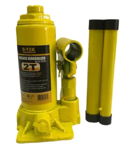 Macaco Hidráulico Manual B-tek BT-387 Tipo Garrafa 2 Toneladas 