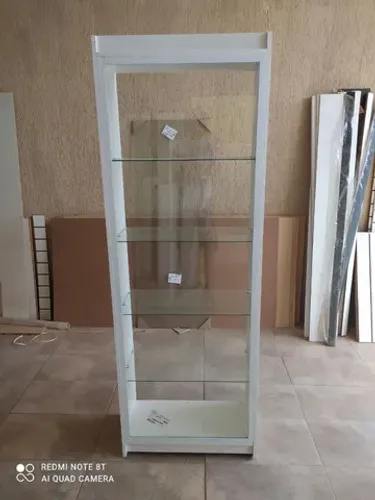 PRATELEIRA DE VIDRO C VITRINE MDF