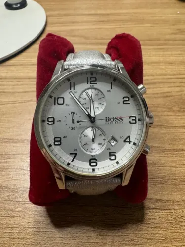 Relógio Hugo Boss Masculino Prata Analógico