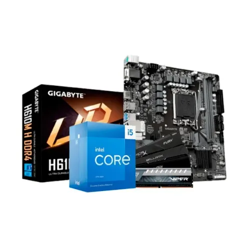 Kit Lacrado Core i5 12400 + Placa Mãe H610M