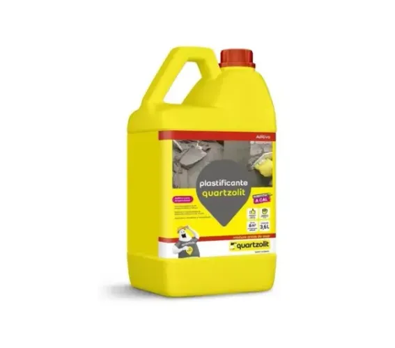 Aditivo Plastificante 3,6 Litros -  Quartzolit R$44,99 A Vista