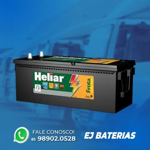 Bateria 150 amperes heliar de gerador e som automotivo 