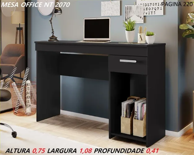 Escrivaninha Office NT 2070 - Design Moderno e Funcional