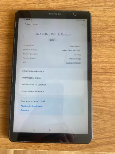 Tablete Samsung S Pen 