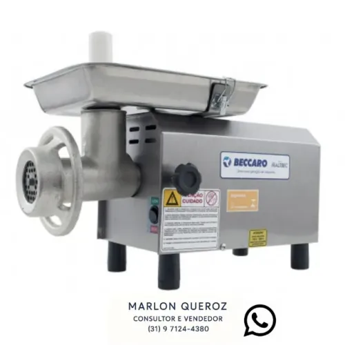 Moedor de Carne Boca 8 Beccaro Bivolt Novo