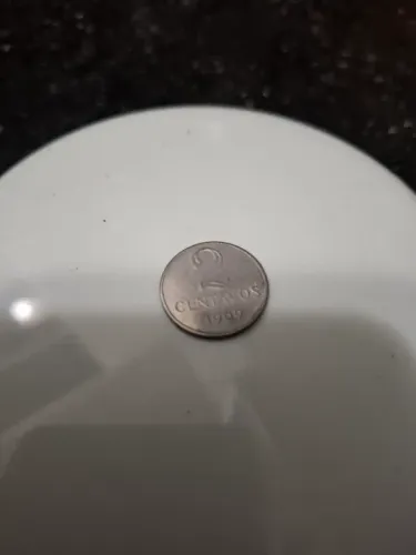 Moeda antiga de 2 Centavos de 1969