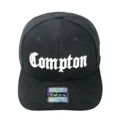 Boné E-STARS Compton Aba Curva Preto