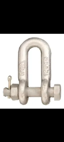 Manilha Reta Em Aço Forjado 120kn (12.000 Kg) - F1202