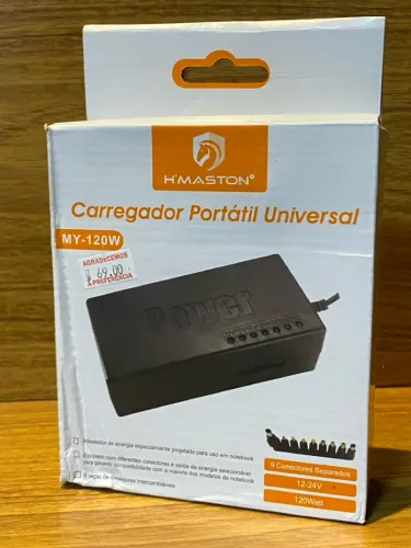 Carregador Portátil Universal H'MASTON 120W