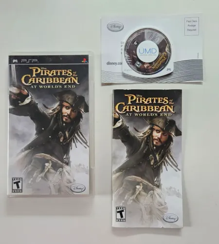 Jogo Pirates of the Caribbean: At World's End  PSP original  seminovo