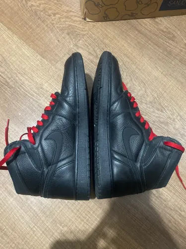 Nike Air Jordan High Triple Black 44 