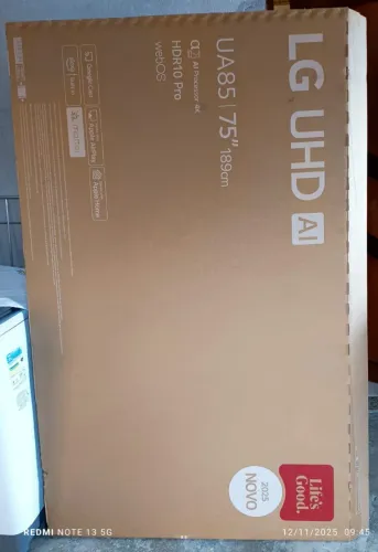 Vendo caixa de TV 75 polegadas