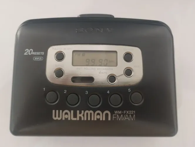 Walkman Sony WM-FX221 AM/FM Funcionando - Raridade