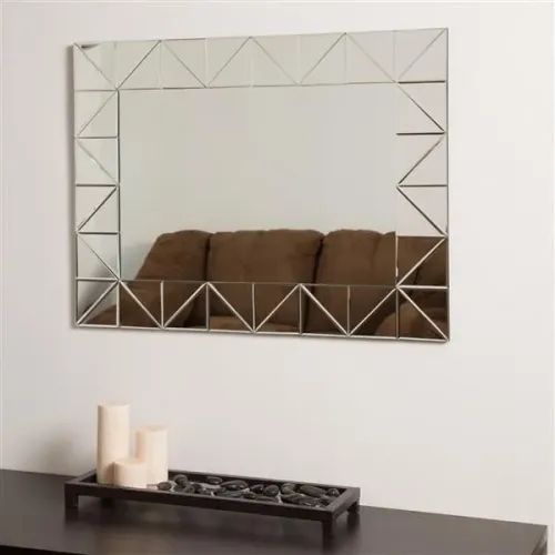 Espelho Decorativo Moderno em Triângulos