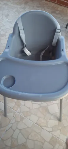 Cadeira de Refeição Infantil Cinza