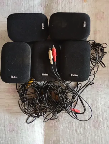 Kit Caixinhas de som home theather Philco
