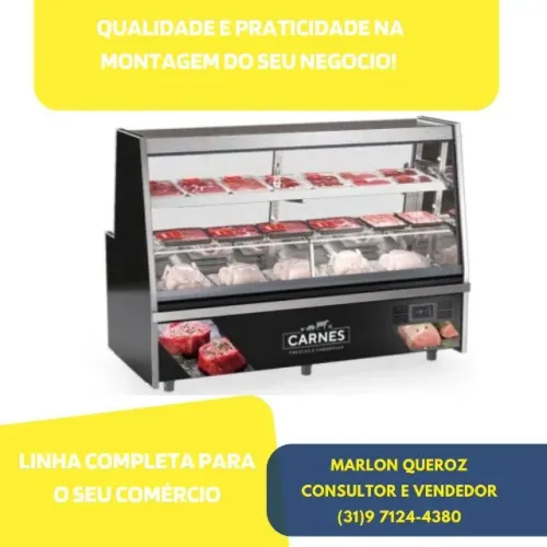 Balcão de Açougue Avícola Gelopar novo