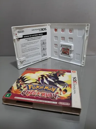 Pokémon Omega Ruby 3DS - Com Luva - Impecável