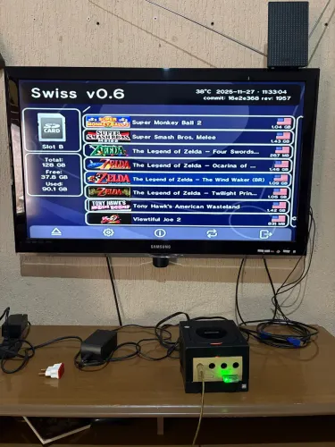 Nintendo GameCube impecável ( aceita trocas ) 