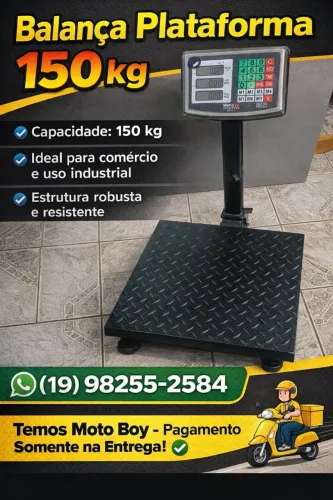 Balança plataforma 150 kg