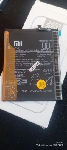 Bateria de xiomi nova