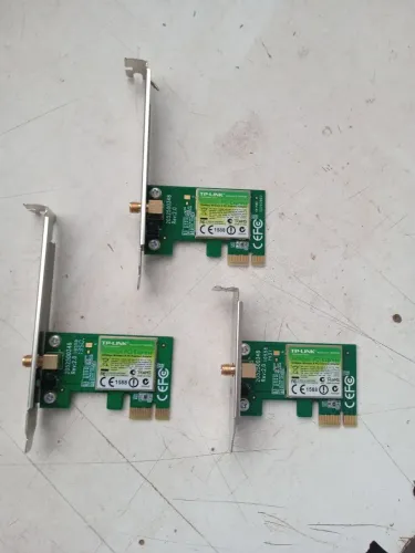 Placa de Rede Wireless PCI Express TP-LINK - 3 Unidades sem antena