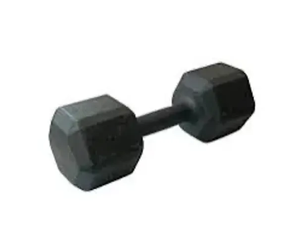 Par Dumbbell Sextavado Ferro Pintado 26 kg