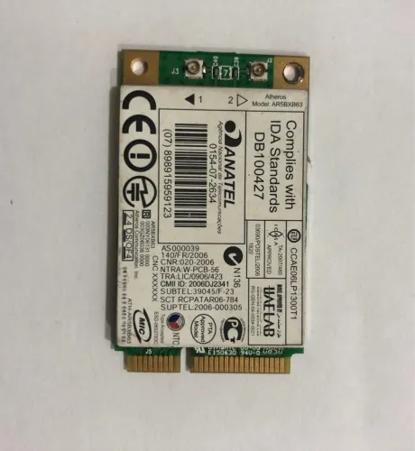 Placa Mini Pcie Wireless Dual Band Bluetooth 5.0 Seminovo AR5BXB63