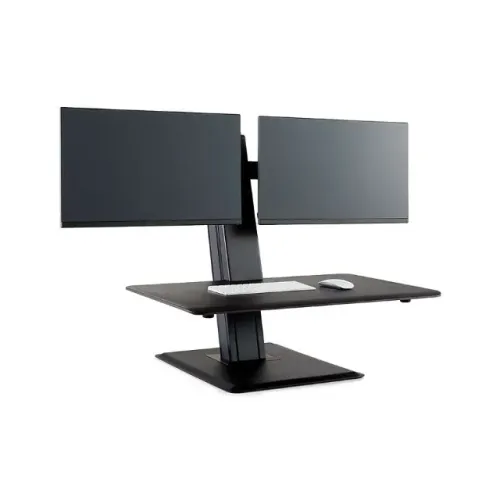 Suporte duplo para monitor estação de trabalho Humanscale