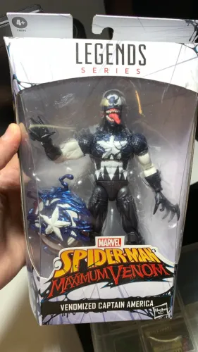 Capitão America Venomizado - Action Figure - (Novo - Lacrado)