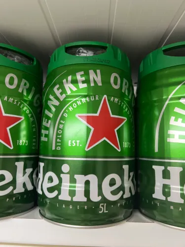 Barril vazio Heineken 