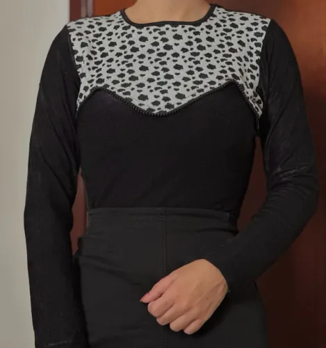 Blusa manga comprida (P)