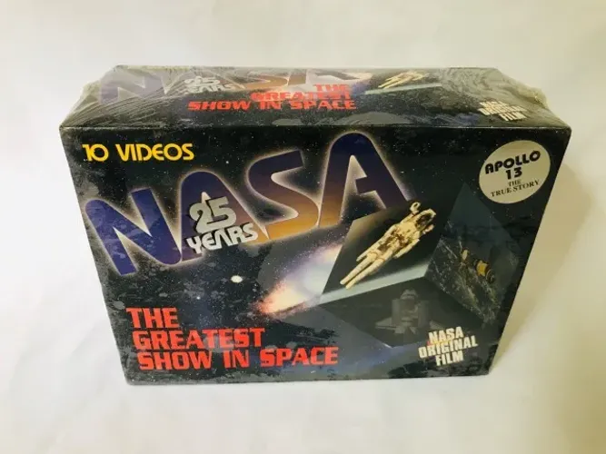Coleção Vhs Nasa Apollo 13 Lacrada Original Importada 10 Fitas Vhs