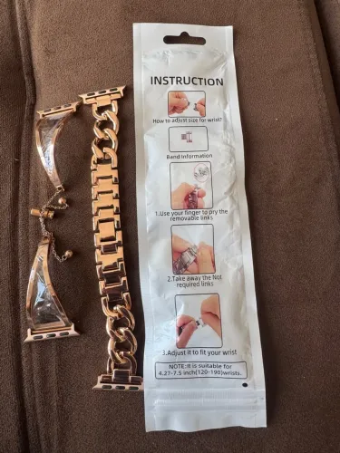 Kit de Pulseiras Rose para relógio Apple Watch ou similares
