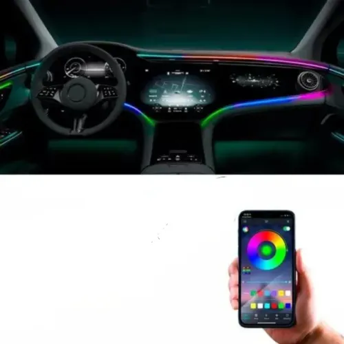 Fita Barra Linha de Led Neon 6x1 Sinfonia para Painel - Modelo com Várias Cores e Efeitos