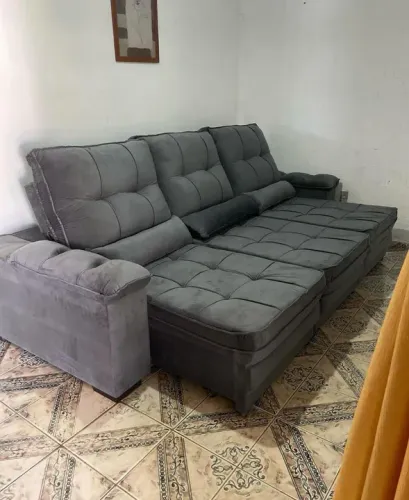 Sofá Gigante 2.90 3 Módulos Espuma D28 (Novo Direto da Fábrica)