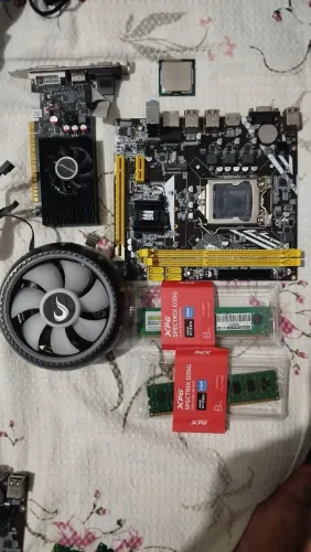 Kit gamer b75m / gt730 4gb / i7 3° geração  troco