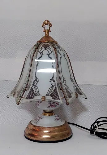 Antigo Abajour Luminária de Mesa