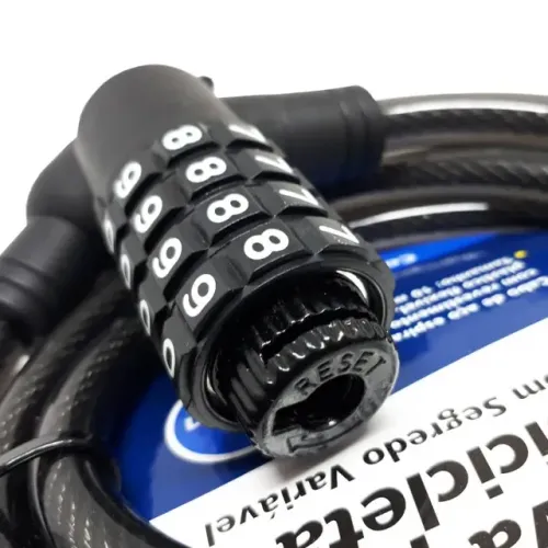 Cadeado Para Bicicleta Com Segredo 7018 - Brasfort