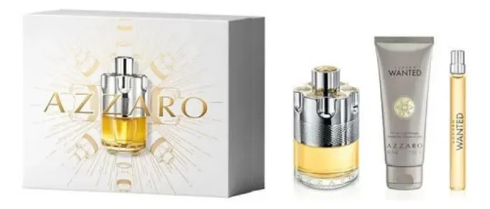 Kit Azzaro Wanted 100ml + Hb 75ml + Ts 10ml valor 580