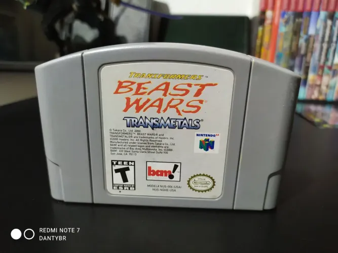 N64 - Transformes Beast Wars - Transmetals - Troco por jogos de SNES E N64