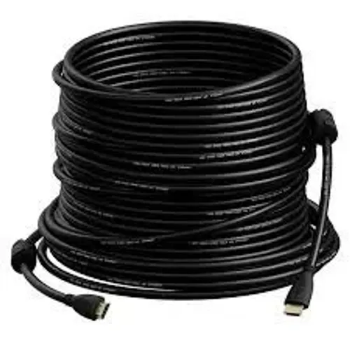 Cabo Hdmi Gold 20mt Metros 1.4 Hdmi Preto Mts 4k 3d Full Hd Tv Pc Vídeo Game