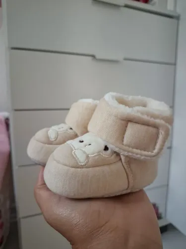 Sapatinhos de bebê unisex, 0-6 meses, antiderrapante.