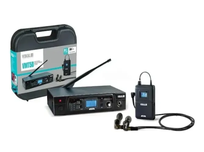 Monitor Sem Fio Vokal VMT50 + E50 In Ear