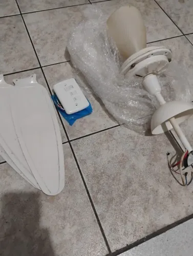Ventilador de teto simples controle na parede 110v